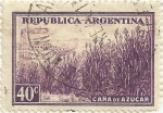 Stamps Argentina -  PRODUCCIONES. CAÑA DE AZÚCAR. YVERT AR 378