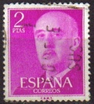 Stamps Spain -  ESPAÑA 1958 1158 Sello General Franco 2pts Usado