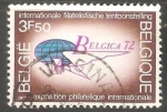 Stamps Belgium -  Exposición Internacional de Filatelia Belgica 72 