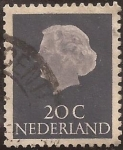 Sellos del Mundo : Europa : Holanda : Reina Juliana 1953 20 céntimos