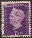 Stamps : Europe : Netherlands :  Reina Guillermina 1947  15  céntimos