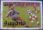 Sellos del Mundo : America : Guyana : 1990 World Cup Soccer Championships, Italy