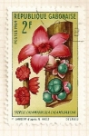 Stamps Gabon -  Plantas africanas