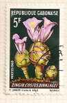 Stamps Gabon -  Plantas africanas