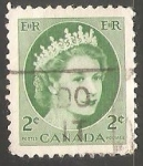 Sellos de America - Canad� -  Queen Elizabeth II