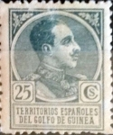 Stamps Spain -  Intercambio 1,50 usd 25 cents. 1919