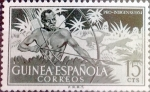 Stamps Spain -  Intercambio cr2f 0,35 usd 15 cents. 1954