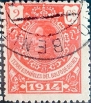 Stamps Spain -  Intercambio 0,20 usd 2 cents. 1914