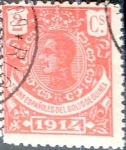 Sellos de Europa - Espa�a -  Intercambio 0,20 usd 2 cents. 1914