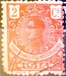 Stamps : Europe : Spain :  Intercambio 0,20 usd 2 cents. 1914