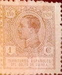 Stamps Spain -  Intercambio 0,25 usd 1 cent. 1920