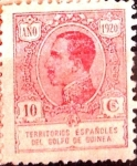 Stamps : Europe : Spain :  Intercambio 0,25 usd 10 cents. 1920