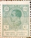 Stamps Spain -  Intercambio 0,25 usd 5 cents. 1920