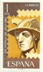 Stamps Spain -  DIA MUNDIAL DEL SELLO 1962. DIOS MERCURIO, VALOR FACIAL 1 Pta. EDIFIL 1432