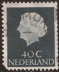 Sellos del Mundo : Europa : Holanda : Reina Juliana 1953 40 céntimos
