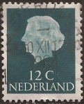 Stamps : Europe : Netherlands :  Reina Juliana 1954 12 céntimos