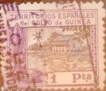 Stamps Spain -  Intercambio jxi 0,20 usd 1 pta. 1924