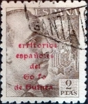 Stamps Spain -  Intercambio 0,20 usd 2 ptas. 1943