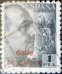 Stamps Spain -  Intercambio 0,20 usd 1 pta. 1942