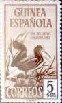 Stamps Spain -  Intercambio m1b 0,20 usd 5 + 5 cents. 1952