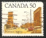 Stamps Canada -  Prairie Town Main Street