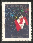 Stamps Canada -  Bandera de Canada