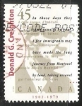 Sellos de America - Canad -  Donald Creighton