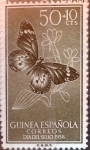 Stamps : Europe : Spain :  Intercambio 0,40 usd 50 + 10 cents. 1958