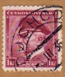 Stamps : Europe : Czechoslovakia :  TOMÁŠ MASARYK-1ER PRESIDENTE
