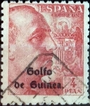 Stamps : Europe : Spain :  Intercambio 0,65 usd  4 ptas. 1942