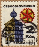 Stamps Czechoslovakia -  ARQUITECTURA POPULAR – ARONSEK	