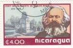 Stamps Nicaragua -  cent. de la muerte de Carlos Marx
