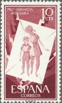 Stamps Europe - Spain -  ESPAÑA 1956 1200 Sello Nuevo Pro Infancia Húngara 10cts