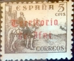 Stamps : Europe : Spain :  Intercambio 4,00 usd 5 cents. 1948