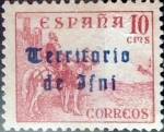 Stamps Spain -  Intercambio jxi 0,25 usd 10 cents. 1949