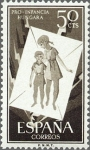Stamps Spain -  ESPAÑA 1956 1202 Sello Nuevo Pro Infancia Húngara 50cts