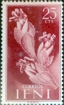 Stamps Spain -  Intercambio cr2f 0,20 usd 25 cents. 1954