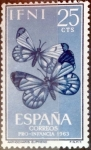 Sellos de Europa - Espaa -  Intercambio 0,25 usd 25 cents. 1963