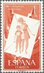 Stamps Spain -  ESPAÑA 1956 1204 Sello Nuevo Pro Infancia Húngara 1pta