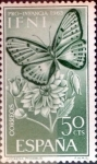 Stamps Spain -  Intercambio nf5xb 0,25 usd 50 cents. 1963