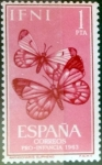 Stamps : Europe : Spain :  Intercambio 0,30 usd 1 pta. 1963