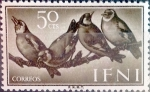 Stamps Spain -  Intercambio m1b 0,20 usd 50 cents. 1960