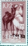 Stamps Spain -  Intercambio fd3a 0,25 usd 10 + 5 cents. 1960