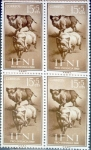 Sellos de Europa - Espa�a -  Intercambio 1,00 usd 4 x 15 + 5 cents. 1960