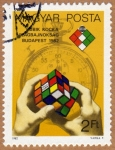 Stamps Hungary -  CAMPEONATO DEL MUNDO 1982-CUBO DE RUBIK