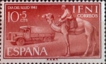 Sellos de Europa - Espaa -  Intercambio cr2f 0,25 usd 10 + 5 cents. 1961