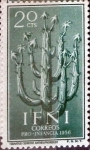 Stamps Spain -  Intercambio fd2a 0,25 usd 20 cents. 1956