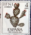Stamps Spain -  Intercambio fd3a 0,30 usd 4 ptas. 1967