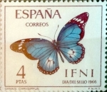 Sellos de Europa - Espa�a -  Intercambio cr2f 0,50 usd 4 ptas. 1966