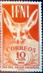 Sellos de Europa - Espa�a -  Intercambio fd3a 0,25 usd 10 + 5 cents. 1951